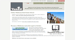 Desktop Screenshot of oklahomarealestatelicensing.com